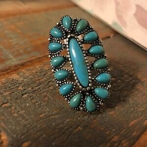 Plunder Turquoise Ring Size 7